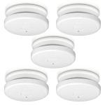 hvid 5-pak tys-tys-knap med galarm r alecto