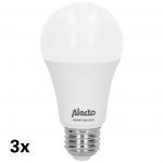 3-pak wi-fi med led-farvelampe smart alecto