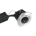 h63mm gu10 alu b�rstet �75 rund master install uni