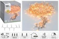 16t 8 ip44 transp varm led 1000 de lysk snake