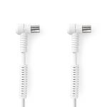 label hvid pvc runde m 50 1 rmet sk quad ohm 75 db 120 nikkelplateret hun coax iec han coax iec cable coax nedis