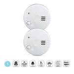 hvid 2-pak batteri rs 5 med galarm mini-r alecto