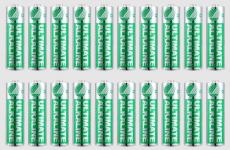 20-pak v 5 1 rket svanem aa-batteri lr06 alkaline ultimate deltaco