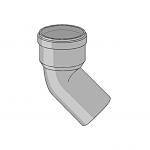 Friaphon ø78 mm x 30° bøjning