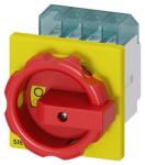 Nødafbryder 4 polet 16a7,5kw rød og gul greb 3ld2003-1tl53