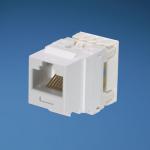 Modular jack kat.6 utp netkey hvid