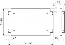 Fast hylde 320x500 mm