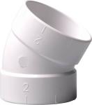 Bøjning 30gr F/rørsystem Støv.