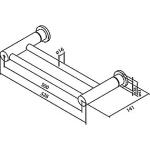 krom mm 500 dobbelt hndkldestang damixa