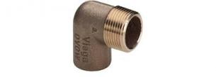 Viega overgangsvinkel 90° muffe/nippel 22 mm x 1 rødgods