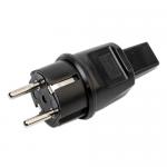 16a 10 250v fladkabel f gummistikprop