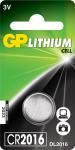 Se GP Lithium knap batt. CR 2016 - C1 1 stk. hos Elvvs.dk