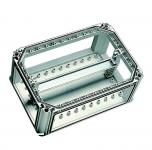 Ekindin32-4 kassebund incl din indsats 14 m polycarbonat320x220x130 med flangeåbninger