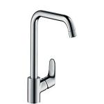 Se Hansgrohe Focus M41 kkkenarmatur, U-tud, 1-grebs, Krom hos Elvvs.dk