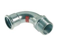 Vsh bøjning 90° muffe/nippel 15 mm x 3/8 fz