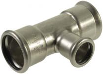 VSH tee muffe/muffe/muffe 108x28x108 mm syrefast - (2 stk.)