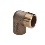 Viega overgangsvinkel 90° muffe/nippel 28 mm x 3/4 rødgods