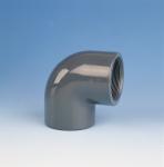 Vinkel pvc 90° muffe/muffe 40 mm x 11/4 pn16