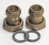 Grundfos unionssæt messing med afspærring type 20 - 22mm
