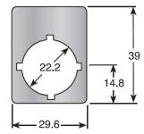 Skilt hånd-0-auto sk615550-80