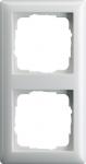 2-modul-ramme standard 55 hvid blank