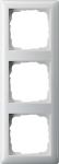 3-modul-ramme standard 55 hvid blank
