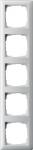 5-modul-ramme standard 55 hvid blank