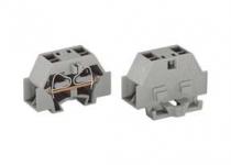 Miniklemme 4-l 2,5q med flange grå 261-331