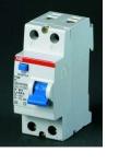 Hpfi fejlstrømsafbryder 40a 2 polet udløsestrøm 30ma type ap-r høj immunitet 400v ac 35mm bred f202a-40/0,03 ap-r