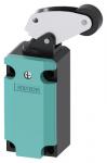 Sirius endestop metalkapsling 40mm 1no/1nc vinklet metalrullearm og kunststofhjul 22mm