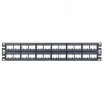 Patchpanel 48 port utp modul uden konn 1u