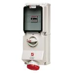 Cee stikkontakt 4 polet 32a 400v ip44 7219