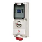 Cee stikkontakt 5 polet 63a 400v ip44 7228