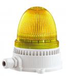Blinklampe 24v ac/dc gul ovolux pg9x 24