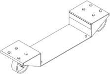 Transporthjul uden bremse 0355-000s