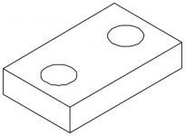 Cubic Kontaktstykke skinneforb., s2000/s2000hd