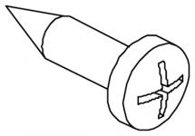 Pladeskrue din7971f