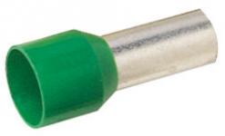 Isoleret terminalrør a6-12ett 6mm2 l12 grøn