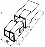 Koblingsplint 408/2/f
