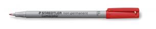 Ohp-pen lumocolor rød f 0,6mm 316-2 non-permanent 1 stk
