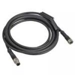 Jumperkabel pur m8 3-pin han/hun lige 1 meter