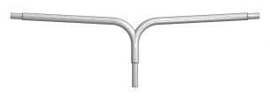 Dobbelt arm udlæg 1,0 m