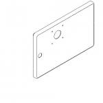 Tabula låge for q-box 1 3x2m blå