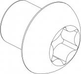 Cubic Skrue, rundhovedet, torx