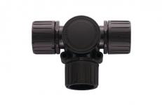 T-stykke pa66 for ø16-t sort 5 s