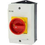 Reparationsafbryder med rød/gul afbryder. 3p+1 slutte 1 bryde 13kw kapslet p1-25