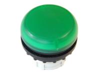 Signallampe flad grøn m22-l-g