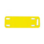 Markeringsplade label 76x12 mm gul rl50 stk ls8