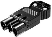 Gst18i3 stik skrue 250v/20a han 0,75-2,5mm2 ø=6,5-10,5mm sort 92.932.3053.1