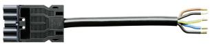 Gst18i5 kabel han/fri hf cpr: eca 1,5mm2 sort l=1m